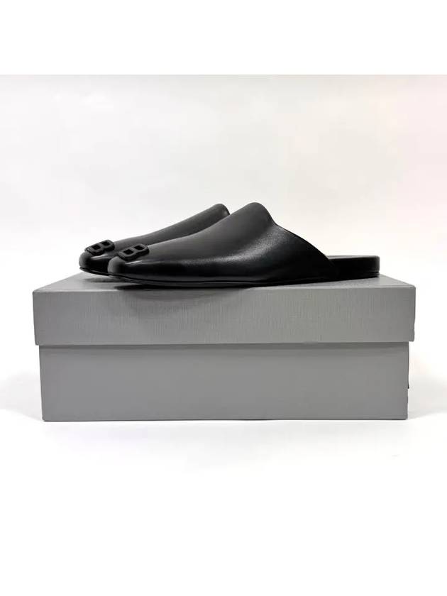 Luxury Balenciaga Trending 2025 BB Logo Cozy Leather Bloafers