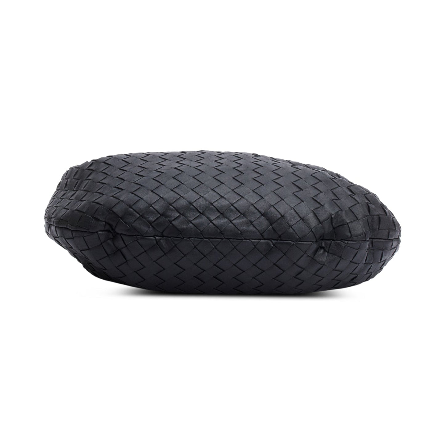Bottega Veneta 2023 Black Intrecciato Leather Small Jodie Bag