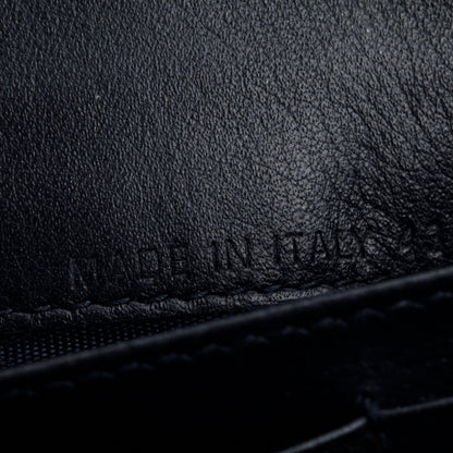 Christian Dior Oblique Jacquard Saddle Pouch with Chain