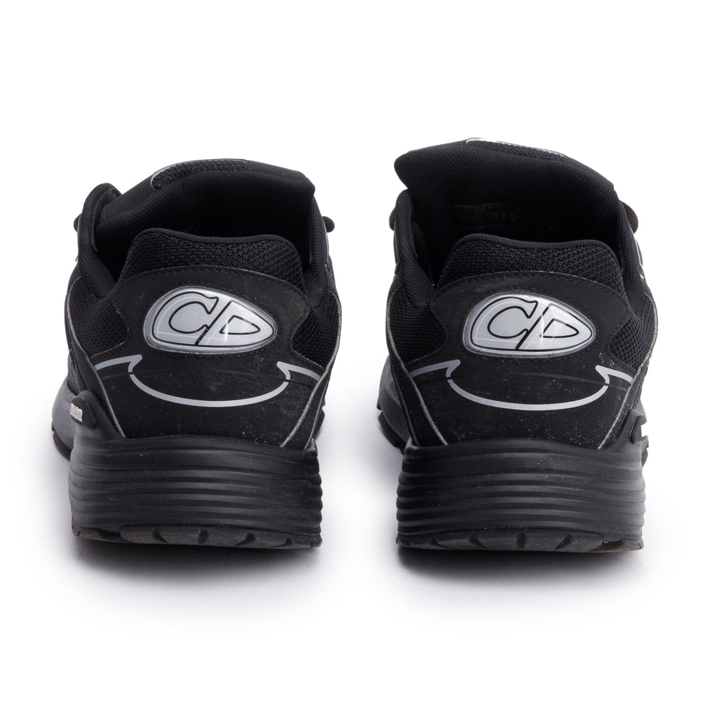 Christian Dior Black/Grey Mesh Technical Fabric B30 Sneakers, Size 413