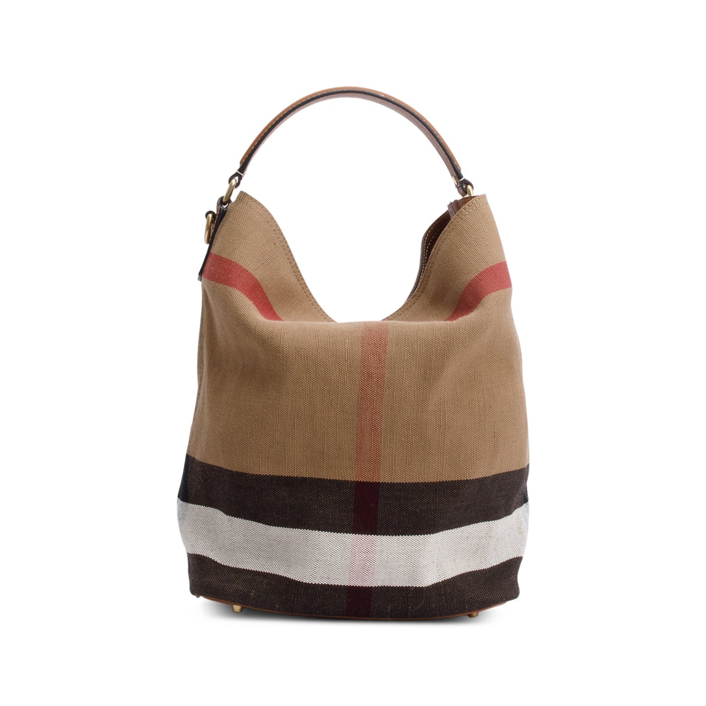 Burberry Mega Check Medium Ashby Hobo Bag