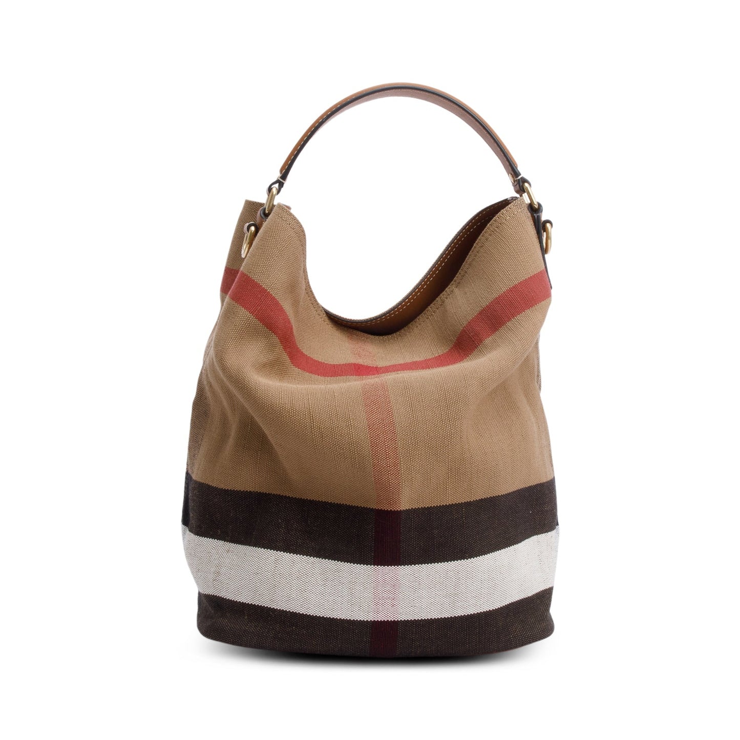 Burberry Mega Check Medium Ashby Hobo Bag