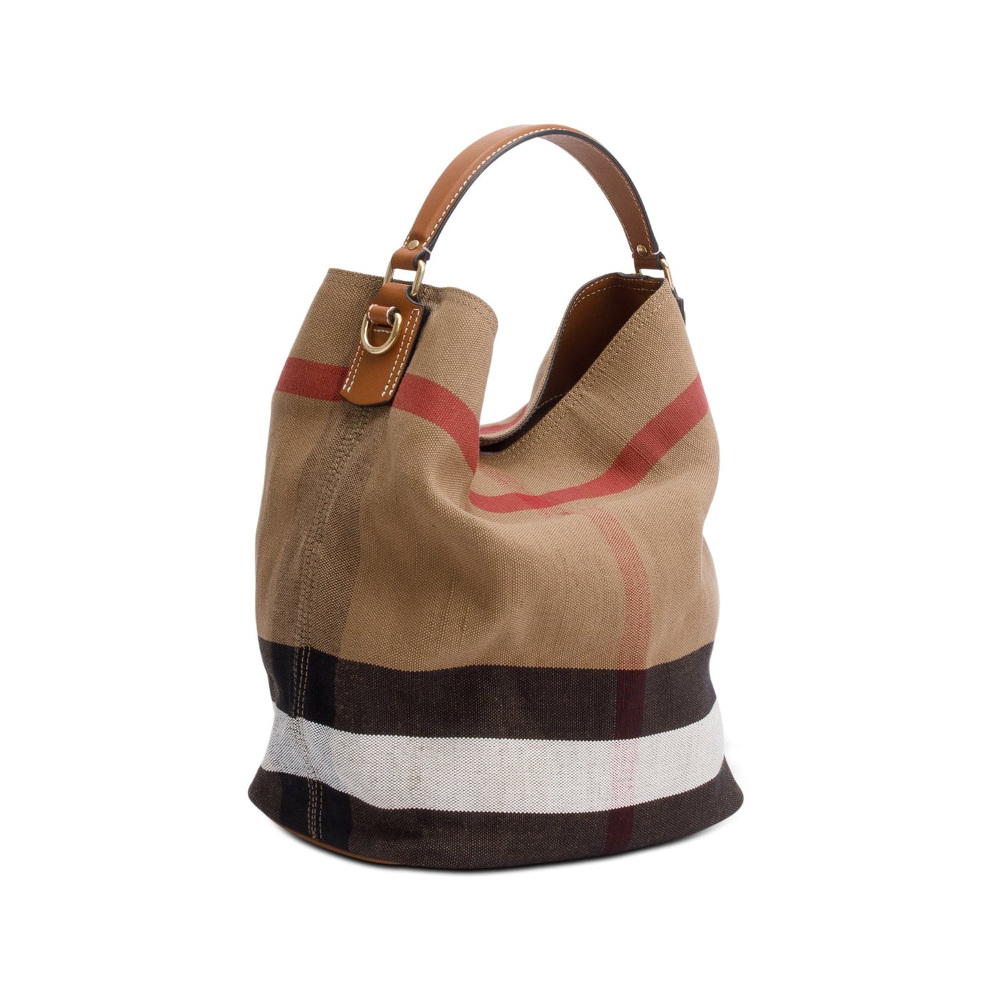 Burberry Mega Check Medium Ashby Hobo Bag
