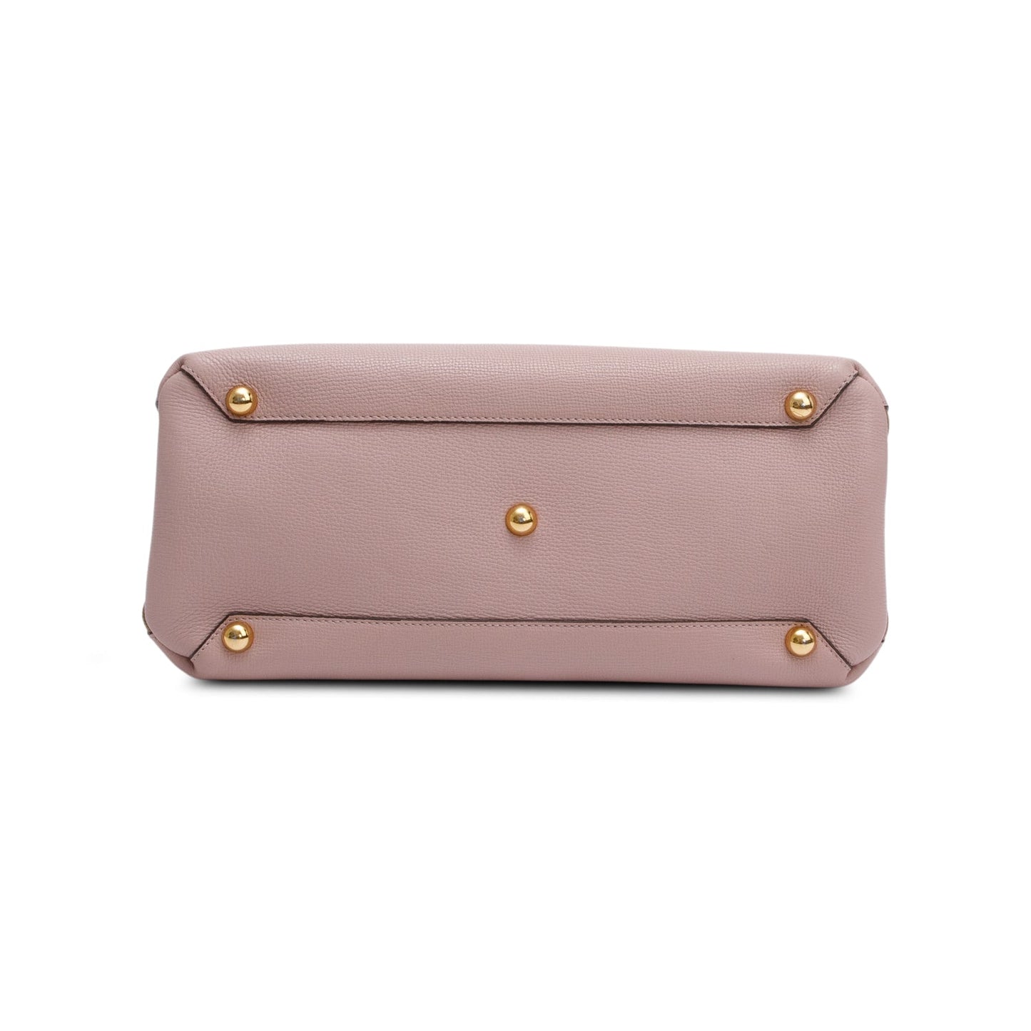 Burberry Pink Calfskin Leather House Check Medium Banner Tote