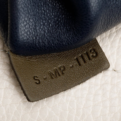 Celine Tricolor Calfskin Leather and Suede Medium Trapeze Bag
