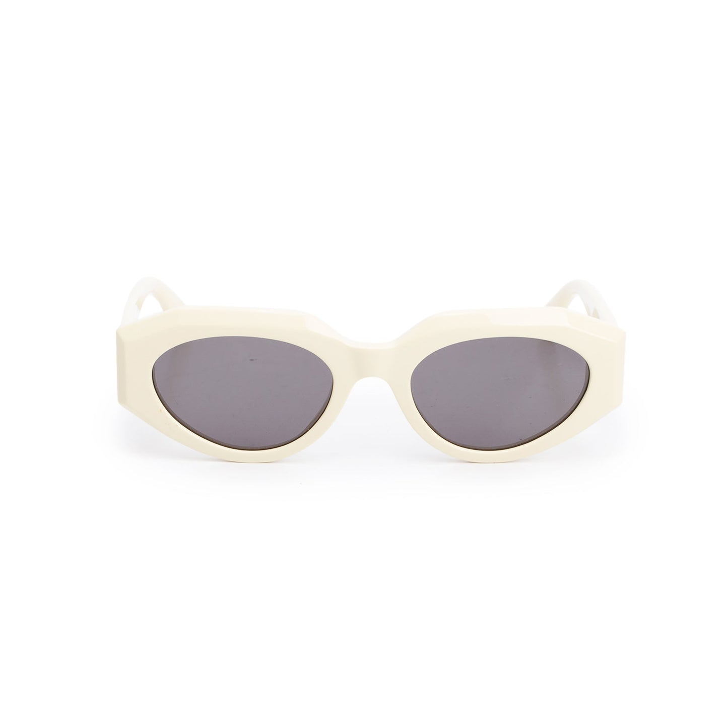 Bottega Veneta BV1031S Ivory Acetate Angle Hexagonal Sunglasses