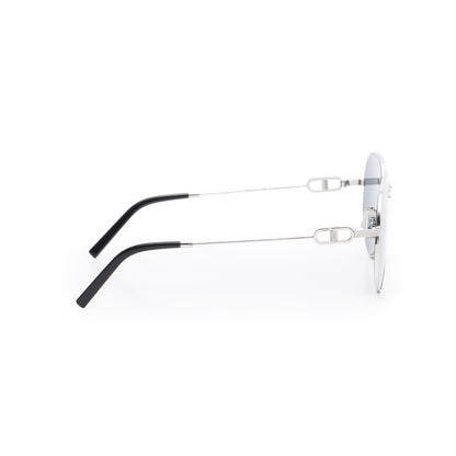 Christian Dior Silver-Tone Metal CD Link A1U Sunglasses
