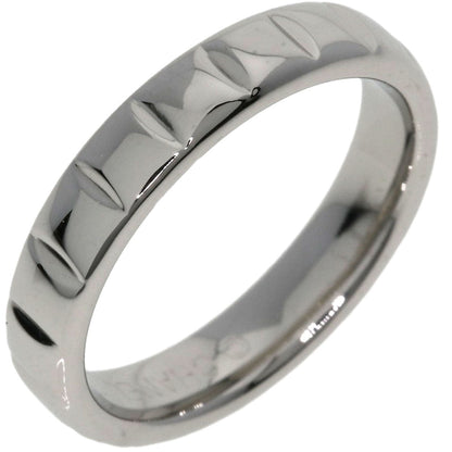 CHANEL Ring PT950 Silver Chocolat #47