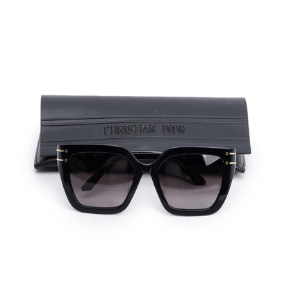 Christian Dior Black Acetate DiorSignature S10F Square Sunglasses