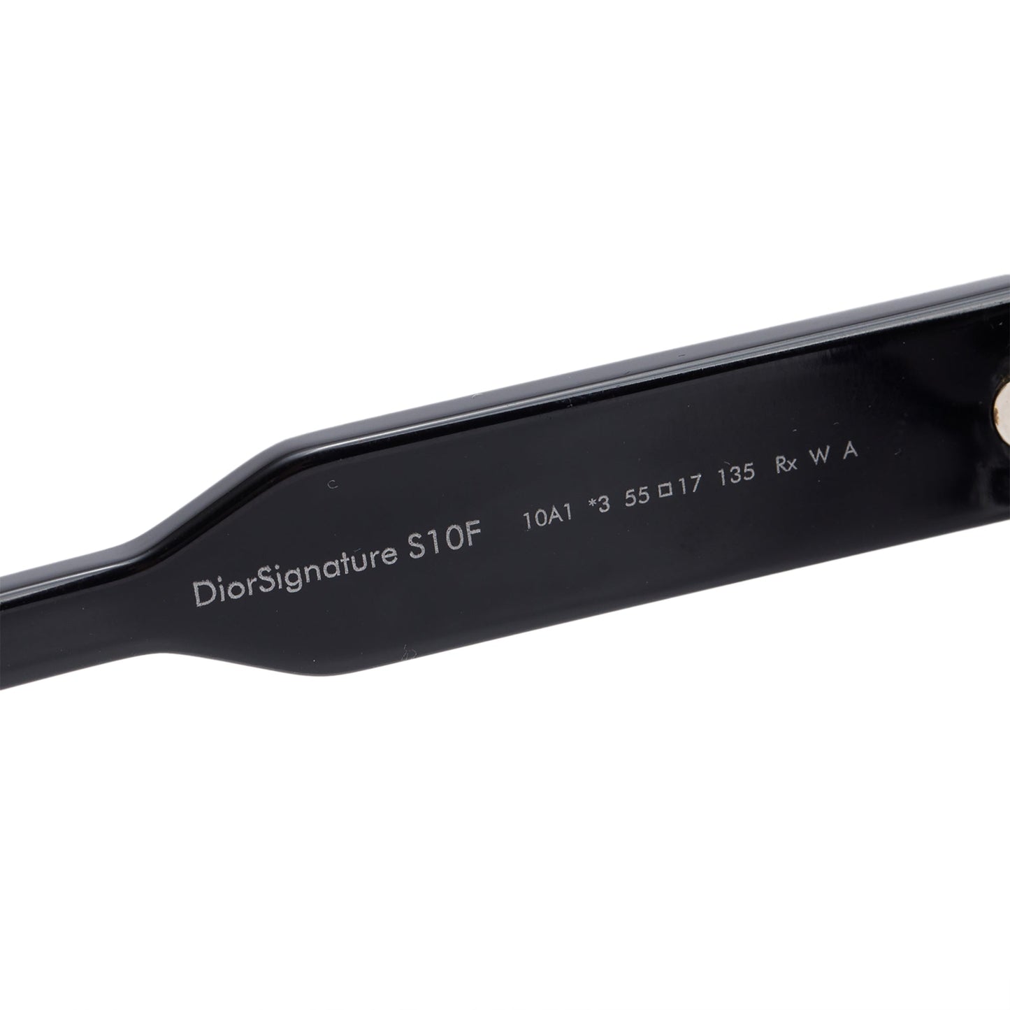 Christian Dior Black Acetate DiorSignature S10F Square Sunglasses