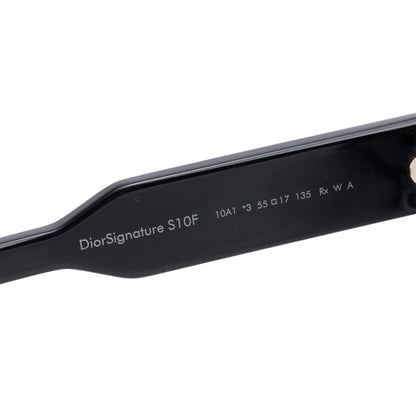 Christian Dior Black Acetate DiorSignature S10F Square Sunglasses