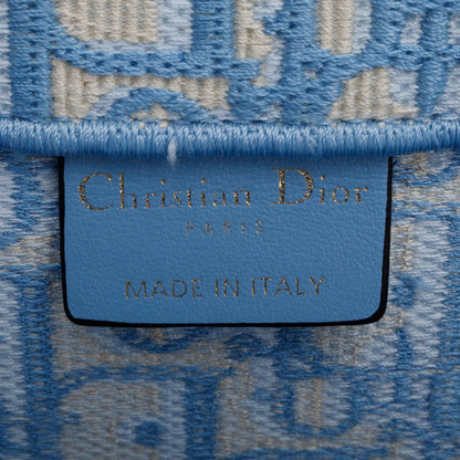 Christian Dior 2021 Blue Oblique Medium Book Tote