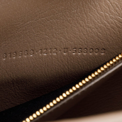 Balenciaga Beige Grained Leather Medium Hourglass Top Handle Bag