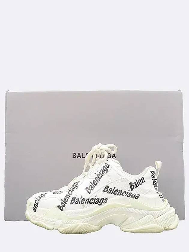 Luxury Balenciaga Trending 2025 524039 White Triple S Women Sneakers 36 230MM