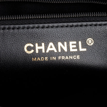 Chanel 2025 Black Quilted Lambskin Leather Small Flap Bag