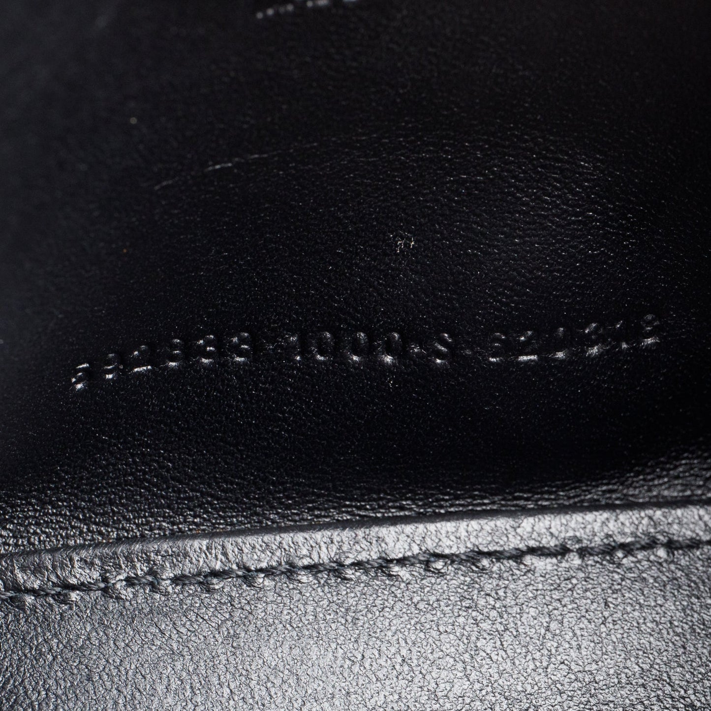 Balenciaga Black Leather XS Hourglass Top Handle Bag