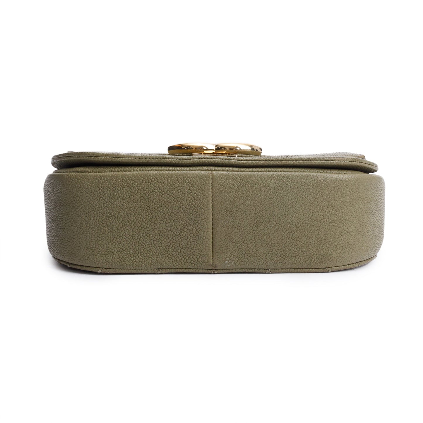 Chanel Green Caviar Paris-Cuba Thread Around Flap Bag