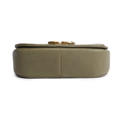 Chanel Green Caviar Paris-Cuba Thread Around Flap Bag