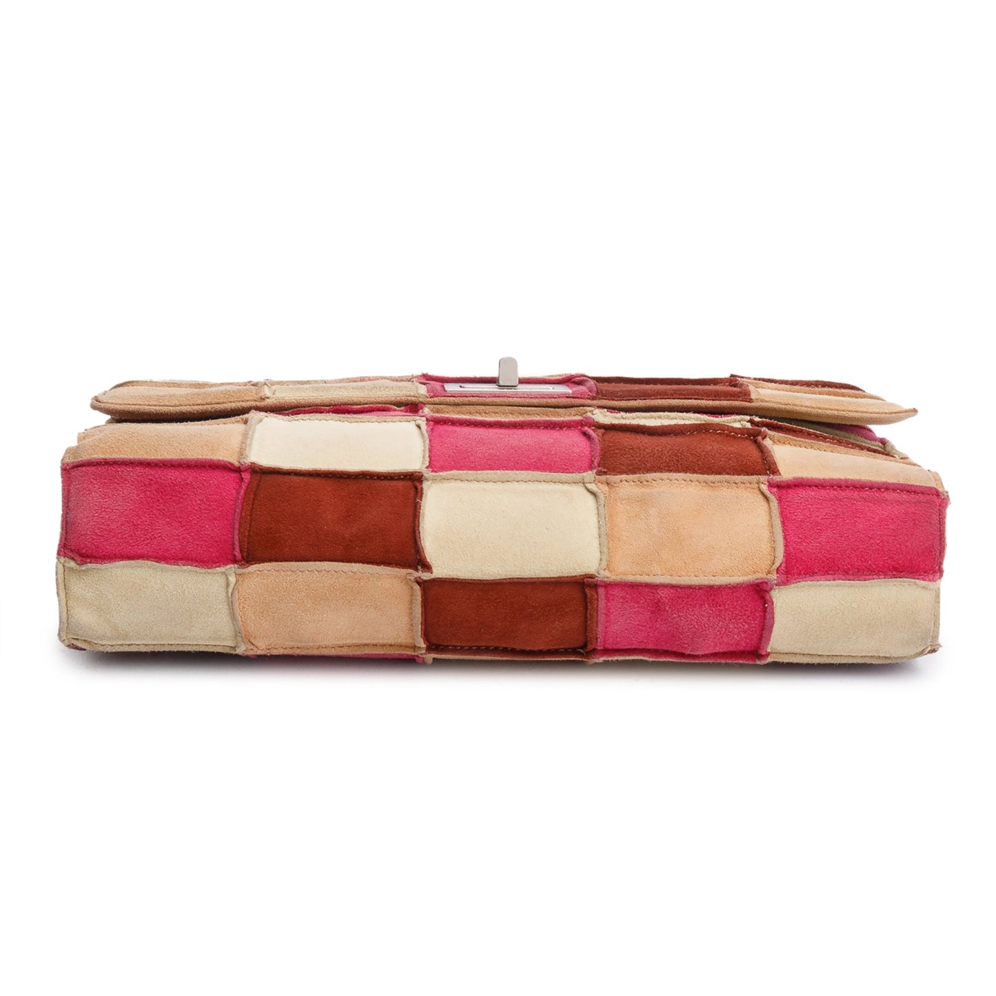Chanel Multicolor Suede Patchwork Reissue Flap Bag