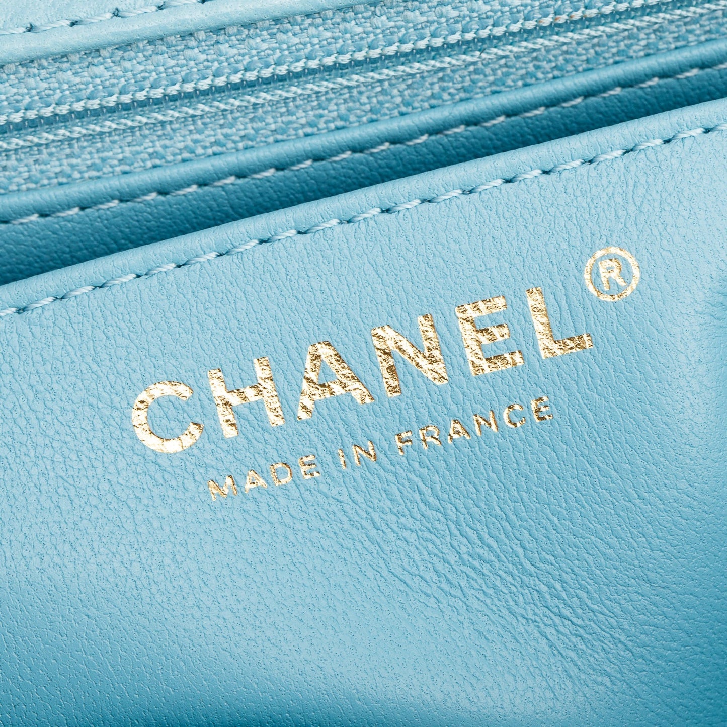 Chanel Turquoise Quilted Lambskin Leather Rectangular Mini Crystal Top Flap Bag