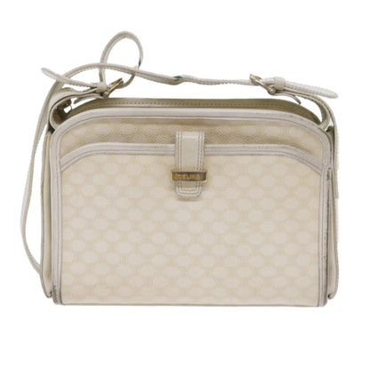 Luxury CELINE Macadam Canvas Shoulder Bag PVC Leather Whe  61105