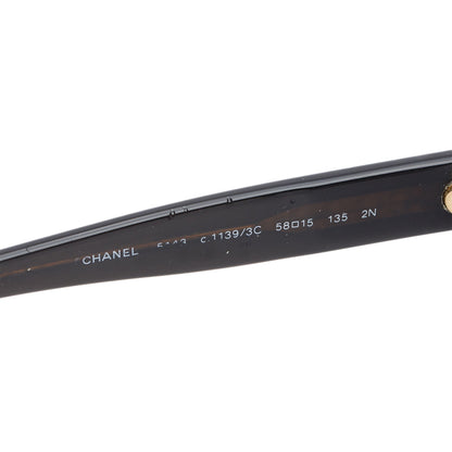 Chanel 5143 Black Acetate CC Square Sunglasses