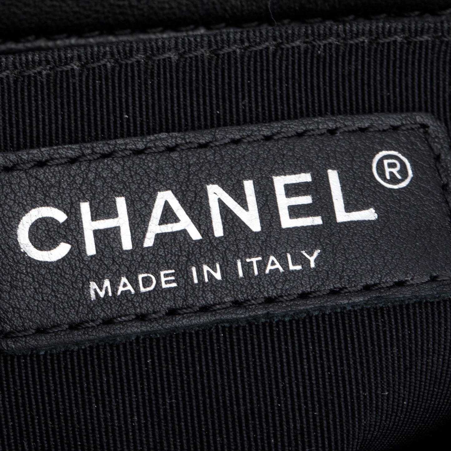 Chanel Black Quilted Lambskin Leather Small Boy Bag