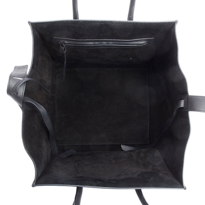 Celine Black Calfskin Leather Medium Phantom Luggage Tote