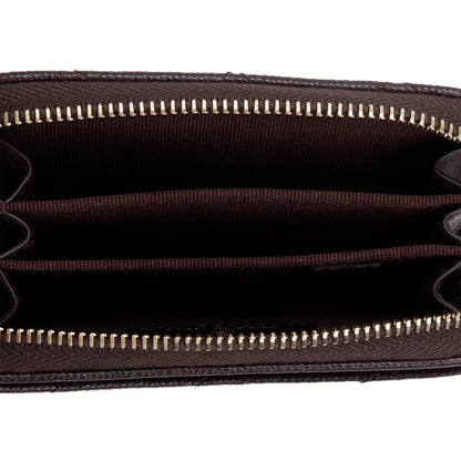 Chanel Brown Caviar Leather Classic Zipped Coin Purse