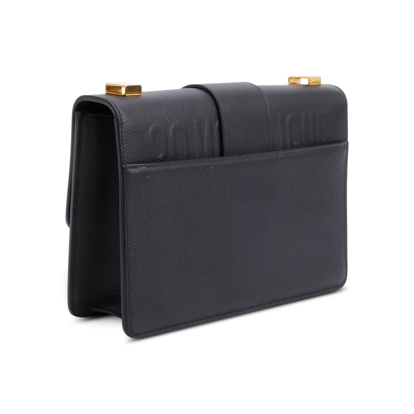 Christian Dior Black Leather Medium 30 Montaigne Bag