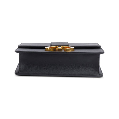 Christian Dior Black Leather Medium 30 Montaigne Bag