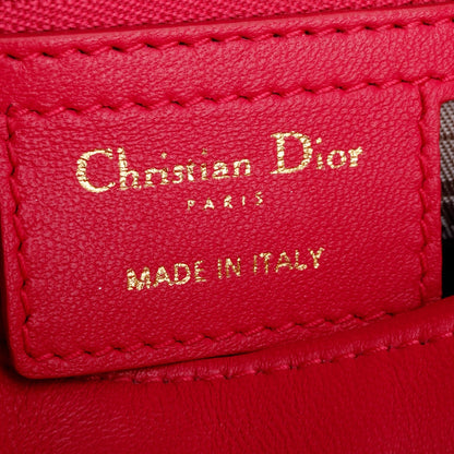 Christian Dior Pink Cannage Lambskin Leather Medium Lady Dior Bag