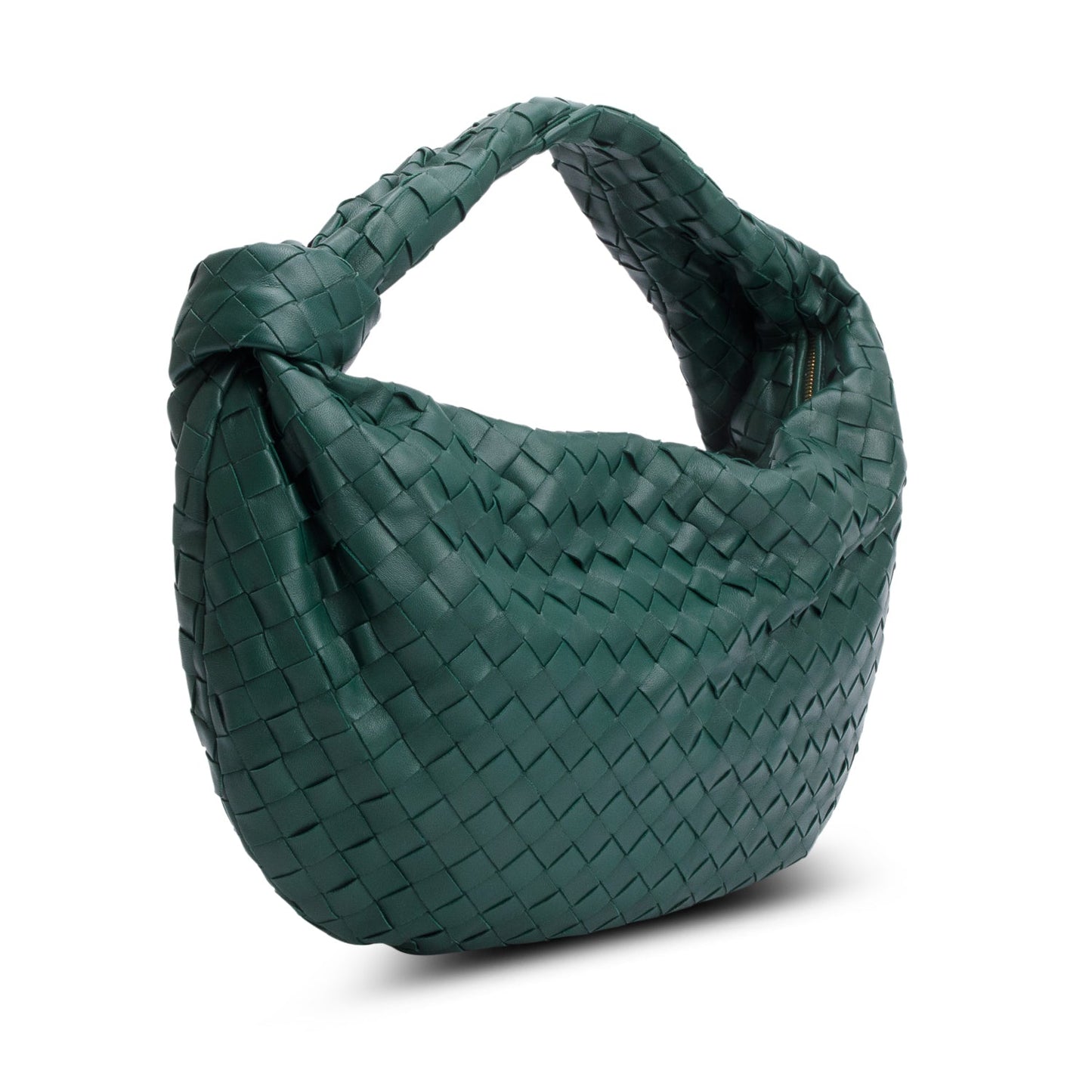 Bottega Veneta Green Intrecciato Leather Classic Jodie Hobo Bag