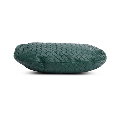 Bottega Veneta Green Intrecciato Leather Classic Jodie Hobo Bag