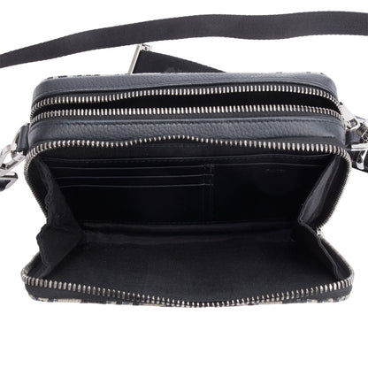 Christion Dior 2020 Oblique Jacquard Zipped Pouch Crossbody