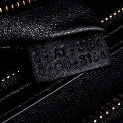 Celine Black Smooth Calfskin Leather Mini Luggage Tote
