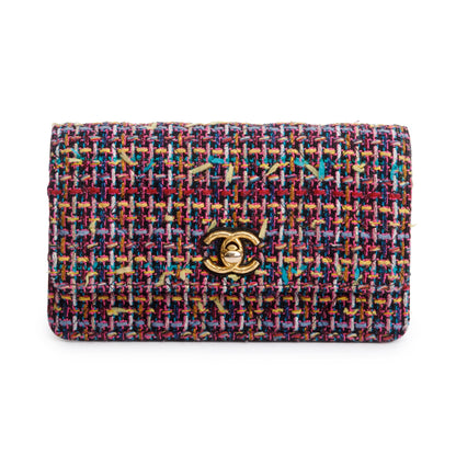 Chanel Multicolor Tweed Mini Flap Bag