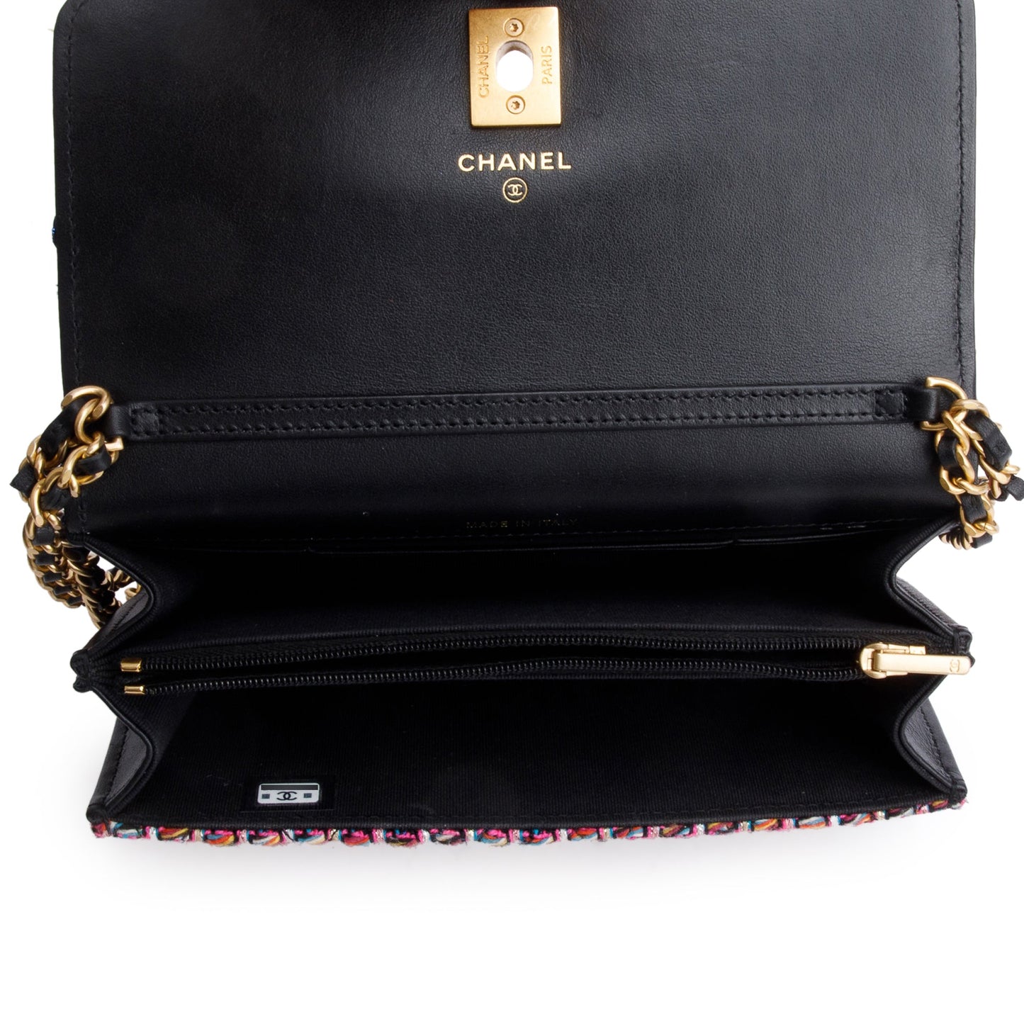 Chanel Multicolor Tweed Mini Flap Bag
