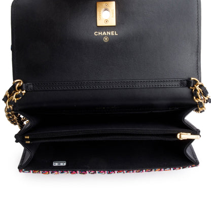 Chanel Multicolor Tweed Mini Flap Bag