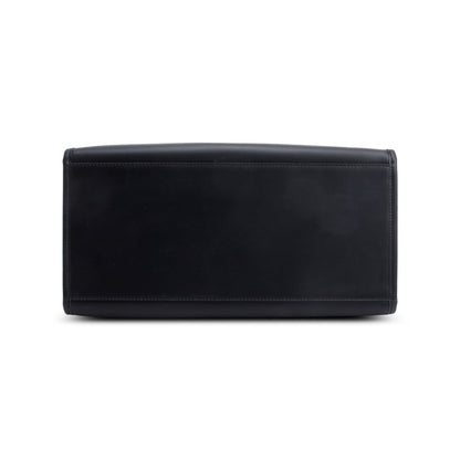 Fendi Black Calfskin Leather Large Sunshine Tote Bag