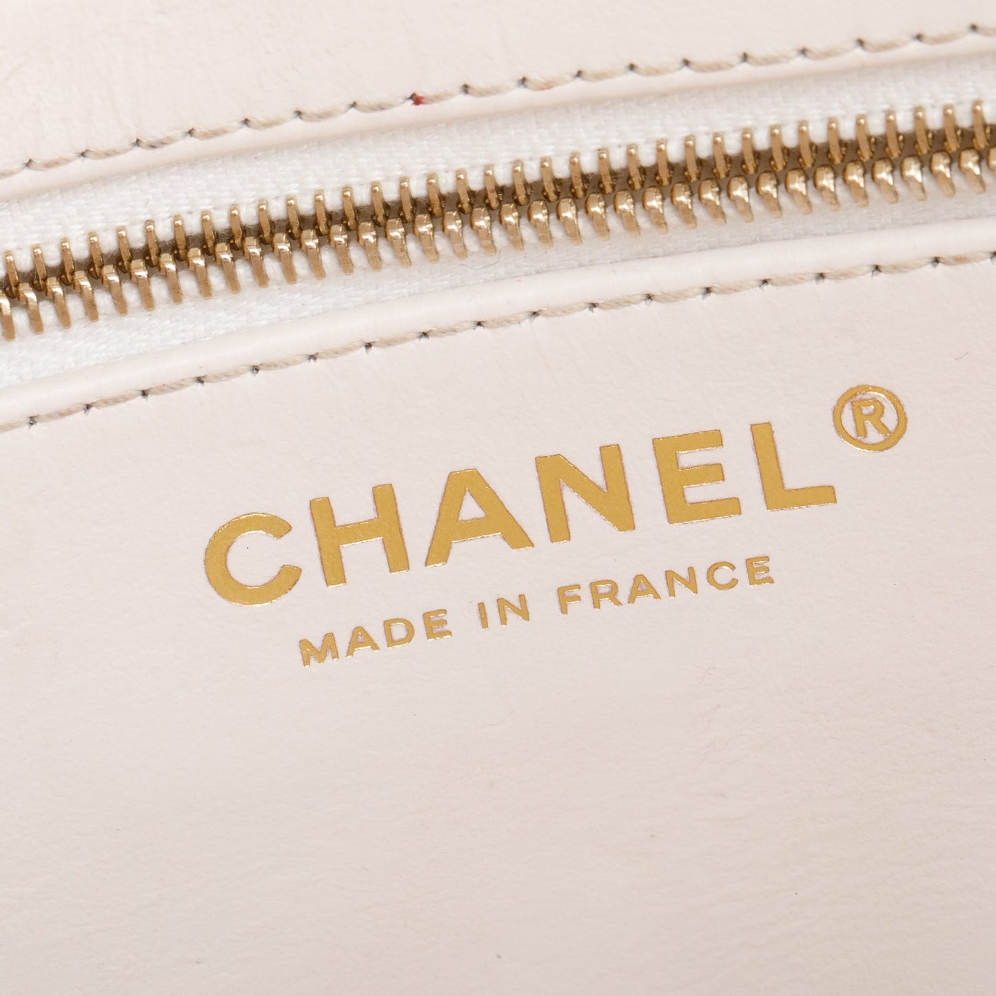 Chanel White Caviar Leather Small Business Affinity Flap Bag