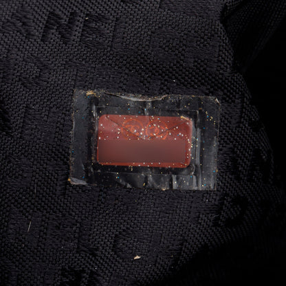 Chanel Black Quilted Jersey  Chocolate Bar CC Tote Bag