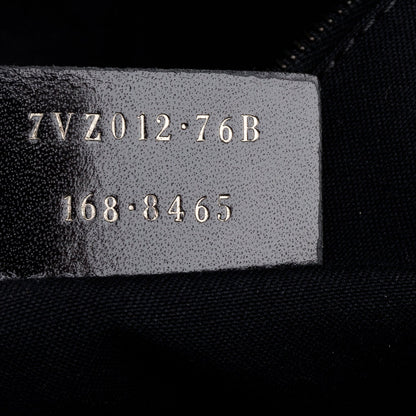 Fendi Yellow Calfskin Leather Embossed Logo Backpack