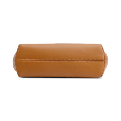 Fendi Brown Nappa Leather Small Fendi First Bag