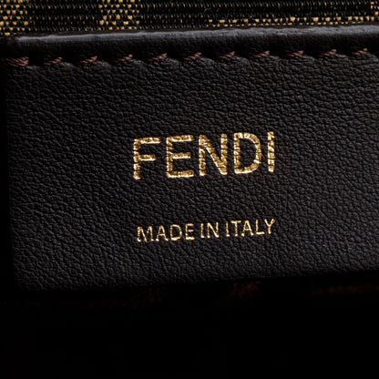 Fendi Brown Nappa Leather Small Fendi First Bag