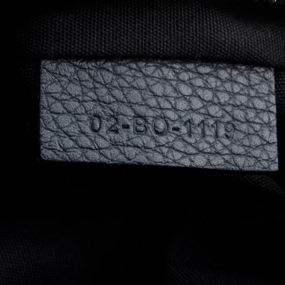 Christian Dior Black Oblique Jacquard Saddle Bag
