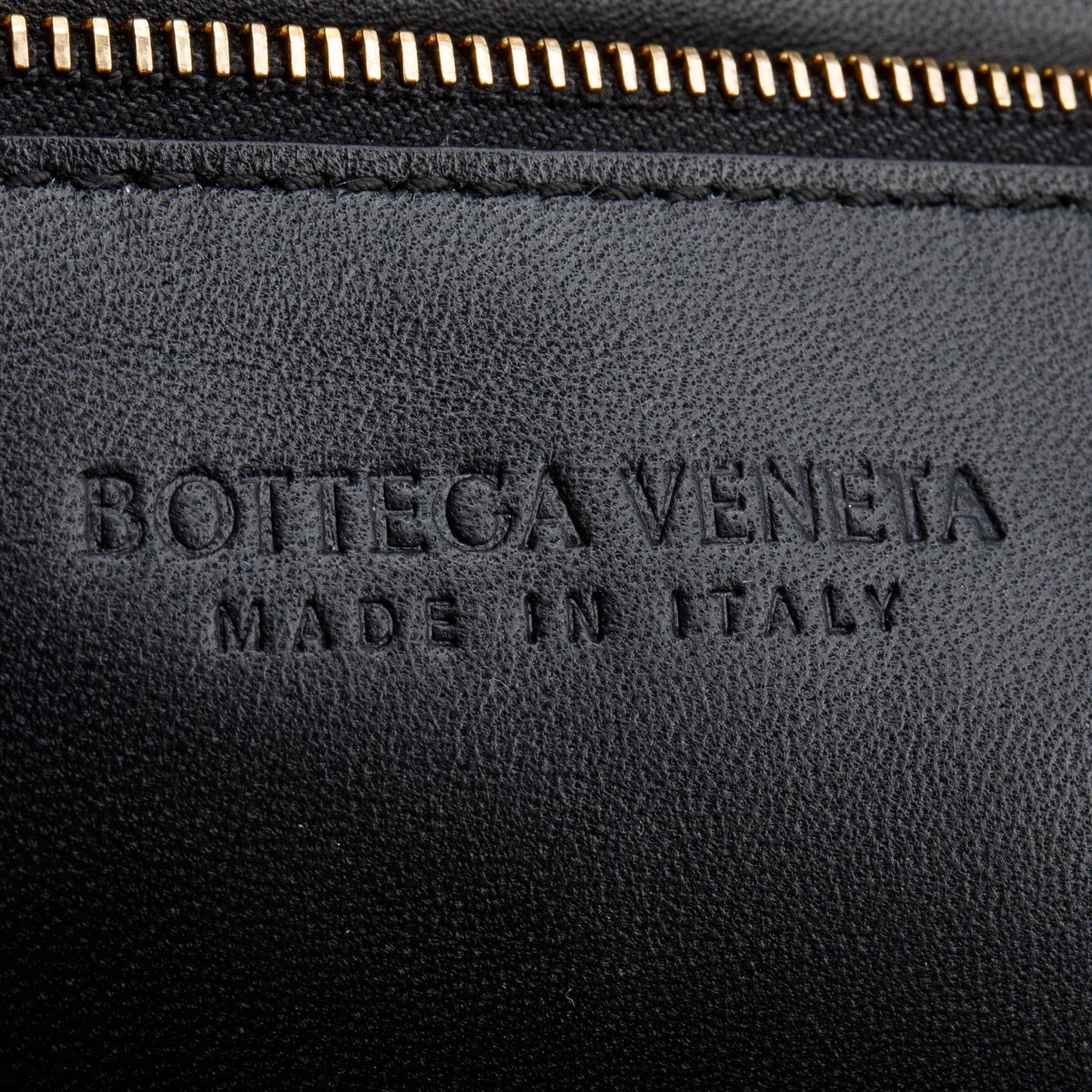 Bottega Veneta Black Intreccio Nappa Padded Leather Maxi Chain Cassette Bag