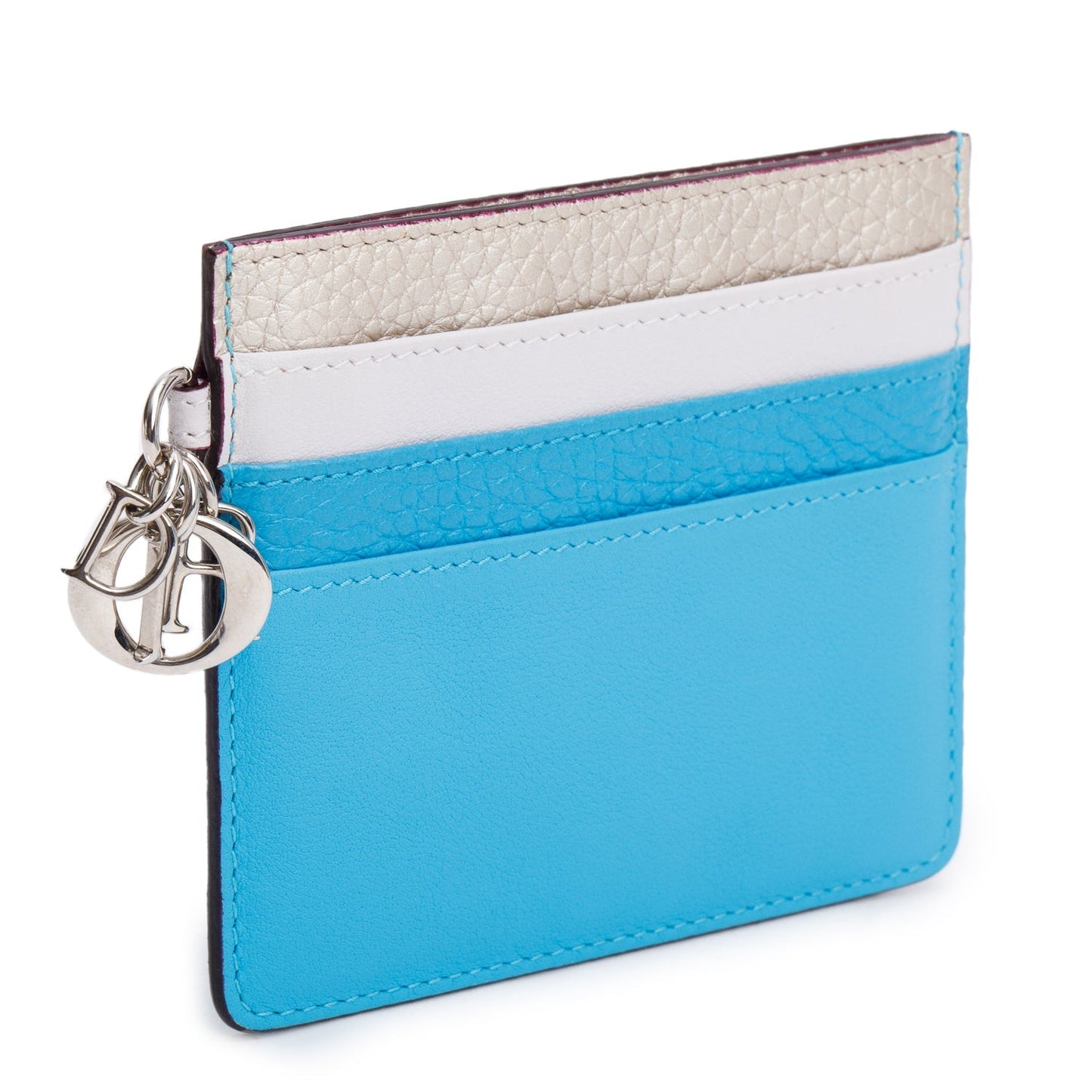 Christian Dior Lady Dior Multicolour Leather Card Holder