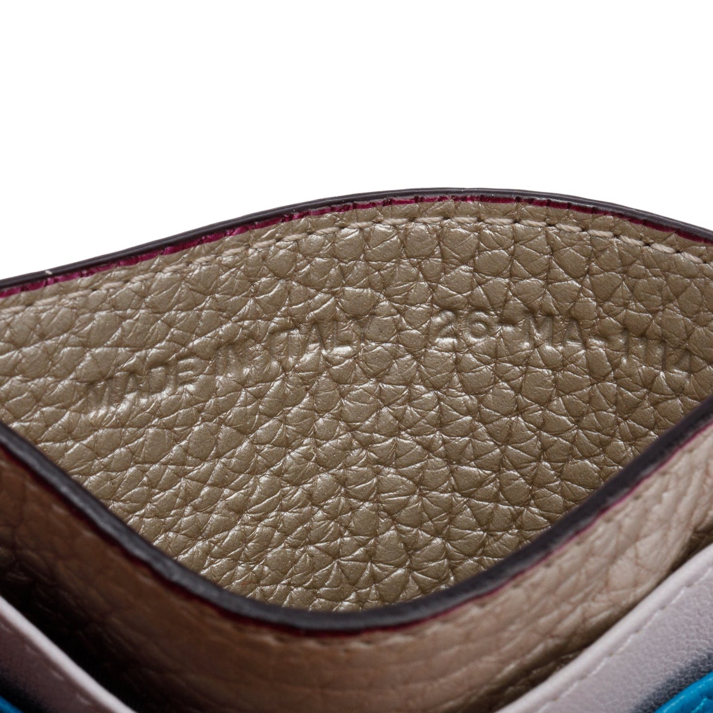 Christian Dior Lady Dior Multicolour Leather Card Holder
