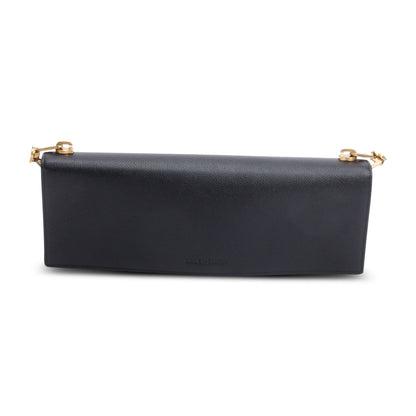 Balenciaga Essential Black Calfskin Leather Chain Shoulder Bag